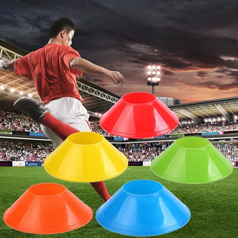 10 Pieces Soccer Cones Disc Football Training