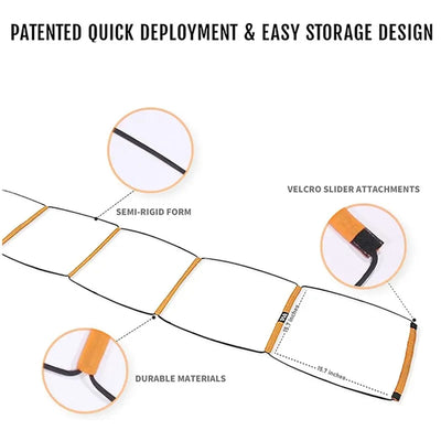 Dual-Purpose Soccer Training Jump Ladder