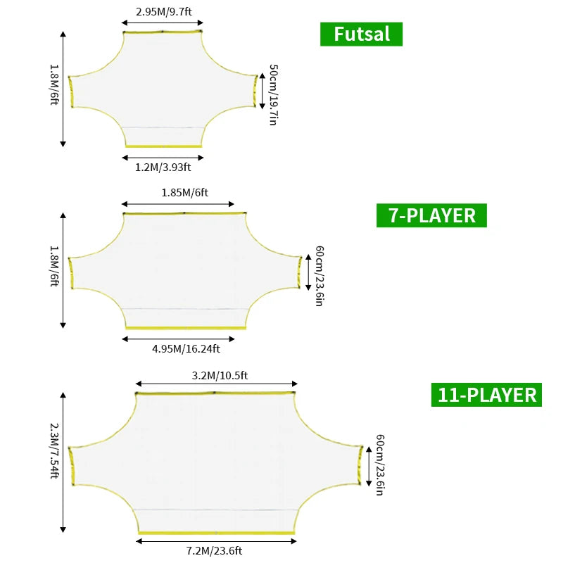 1 Piece 5 a side/7 a side/ 11 a side Soccer Practice